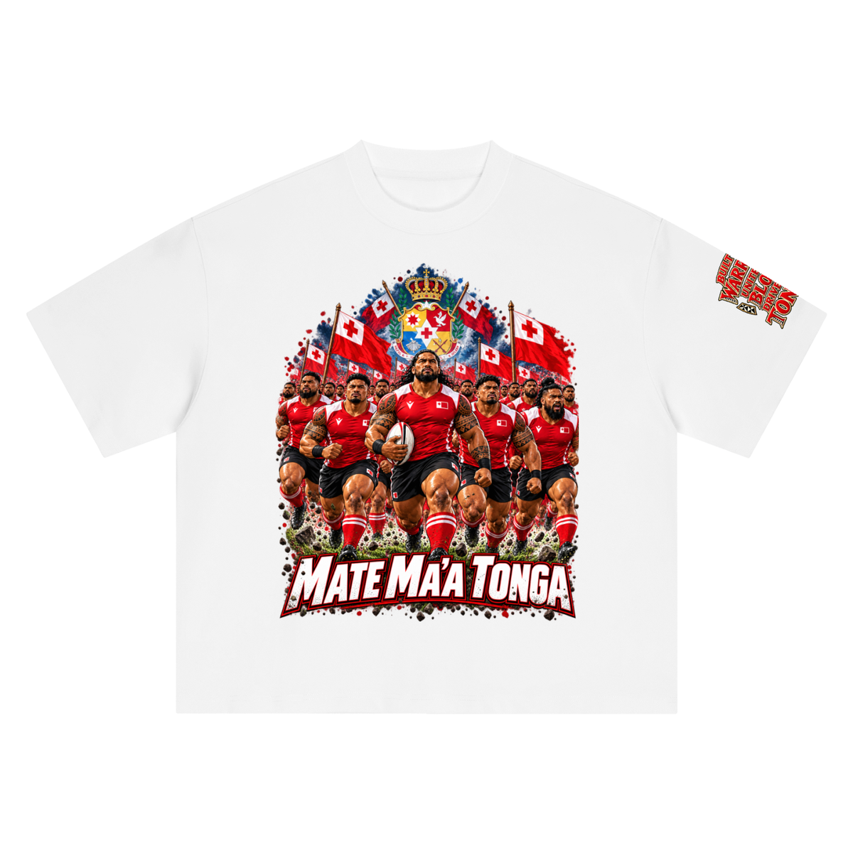Mate Ma’a Tonga Rugby Warriors T-Shirt