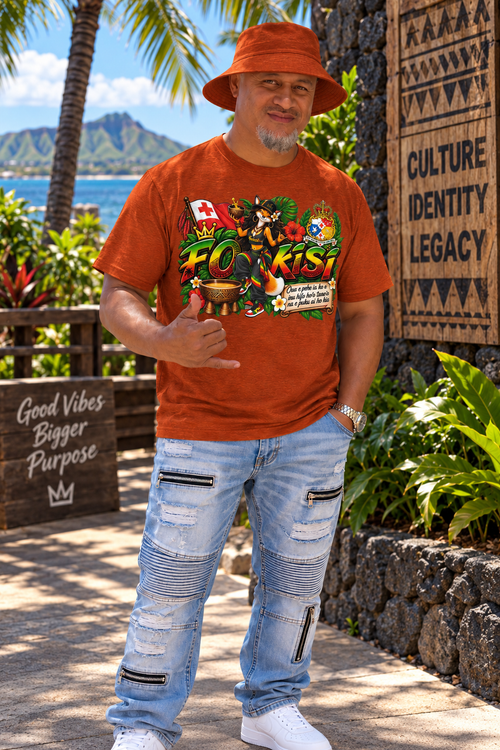 FOKISI Tongan Heritage Graphic T-Shirt