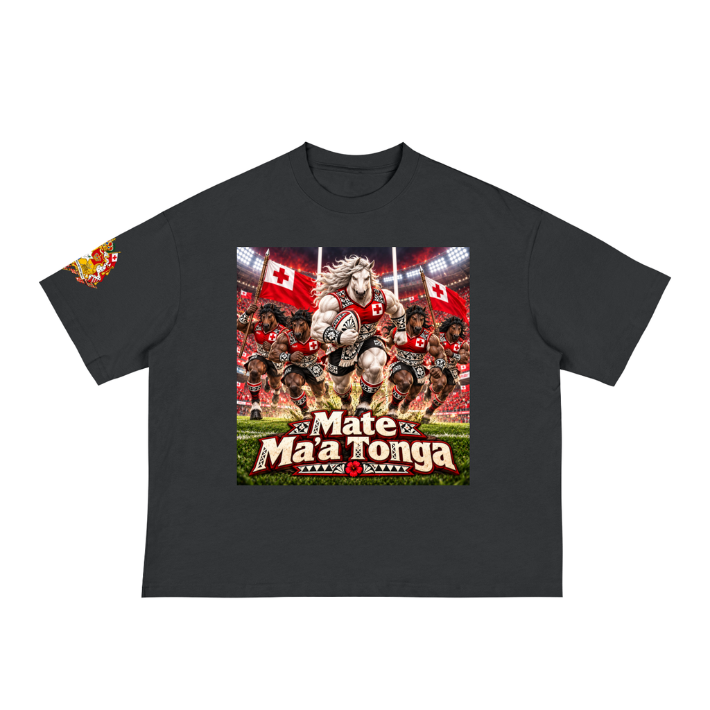 Mate Ma’a Tonga Warrior Stallion Classic Loose Boxy Tee