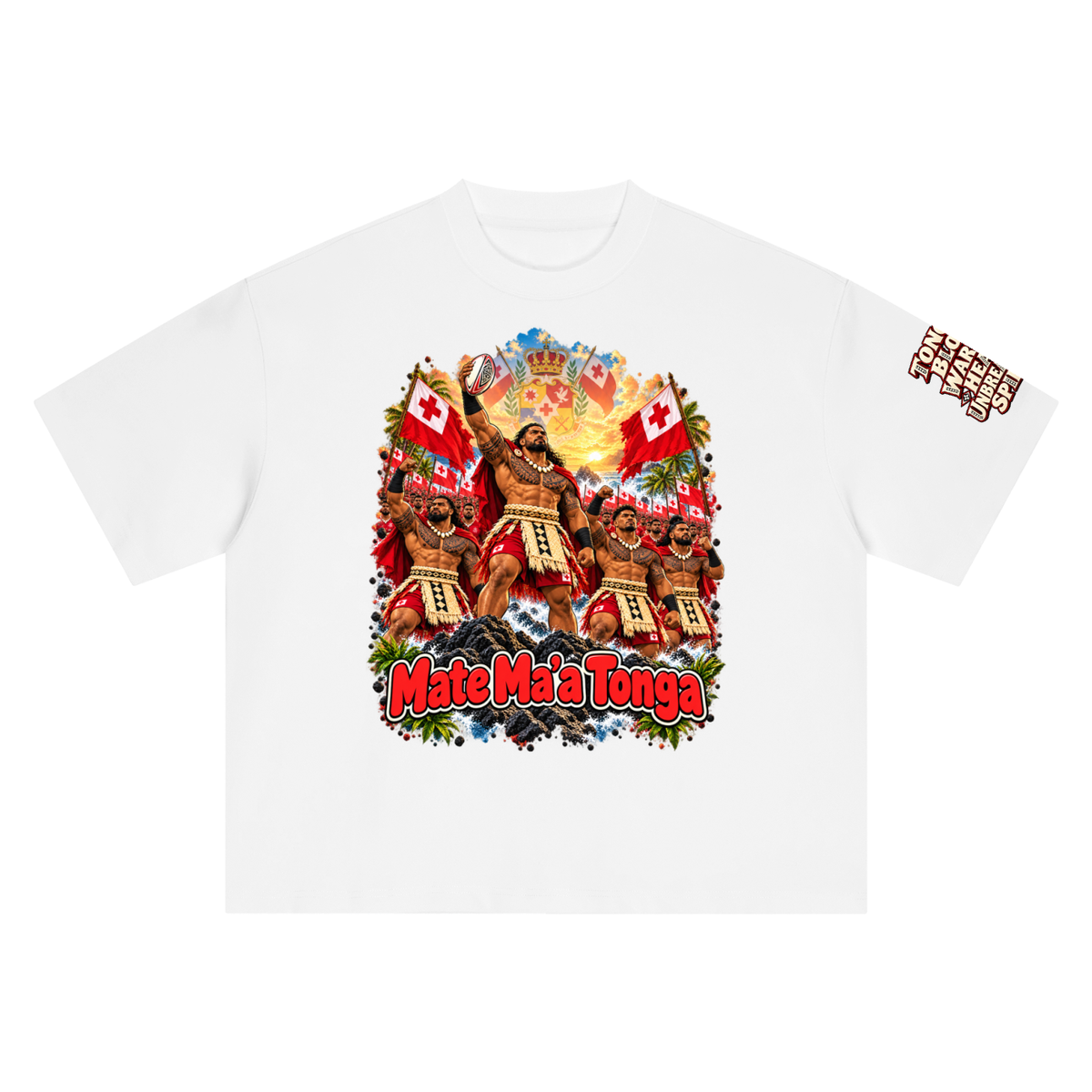 Mate Ma’a Tonga Rugby Warriors T-Shirt