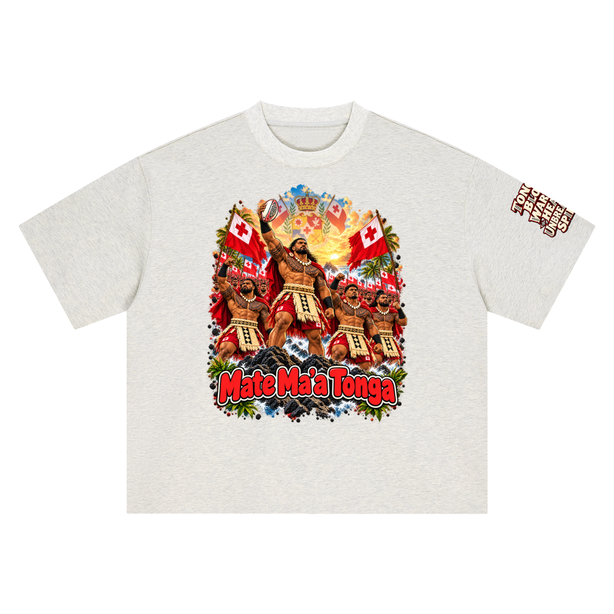 Mate Ma’a Tonga Rugby Warriors T-Shirt