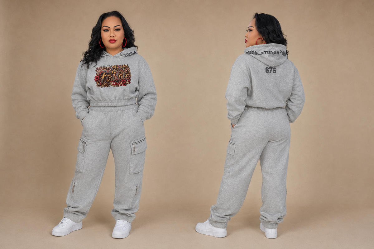 Fo'ilole 676 Cropped Hoodie