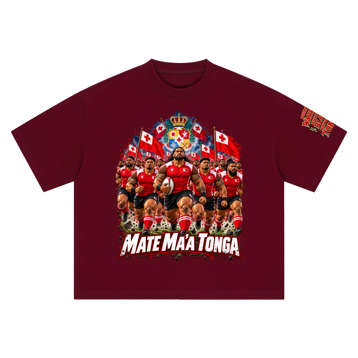 Mate Ma’a Tonga Rugby Warriors T-Shirt