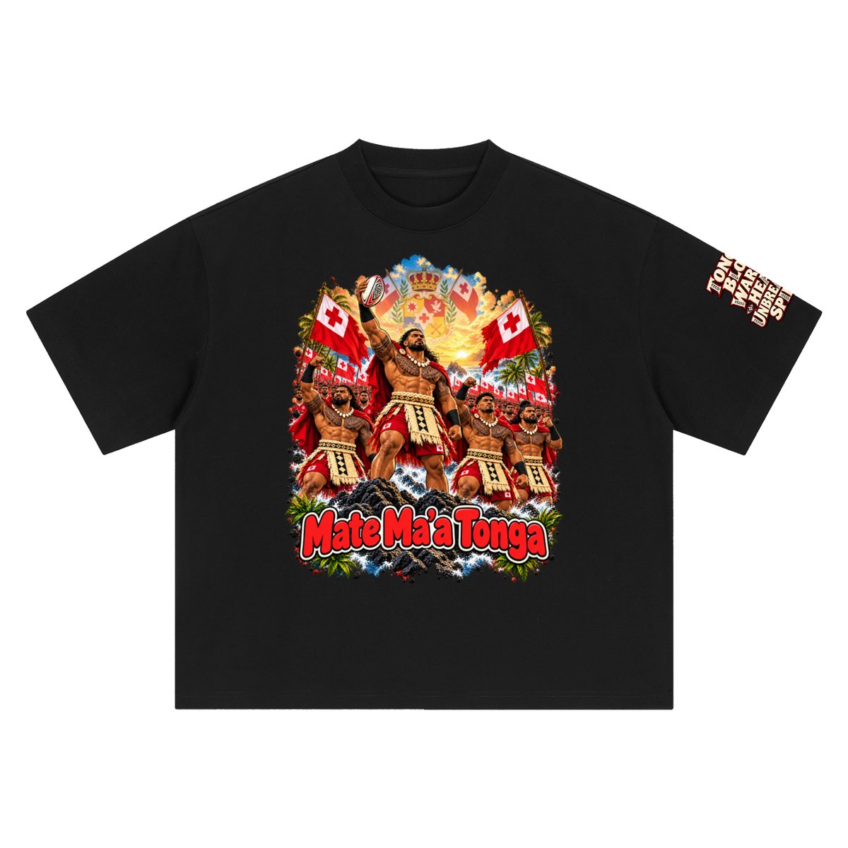 Mate Ma’a Tonga Rugby Warriors T-Shirt