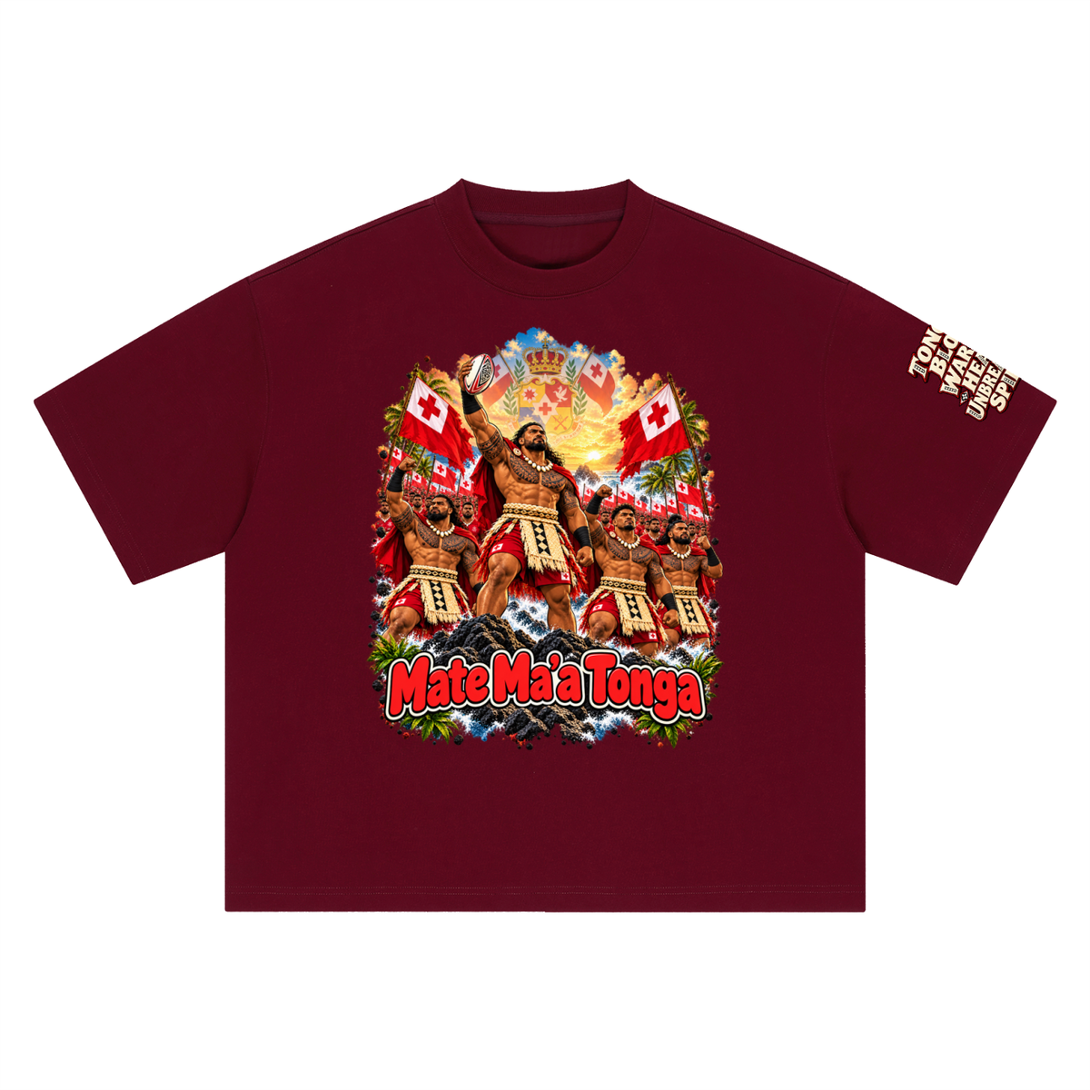 Mate Ma’a Tonga Rugby Warriors T-Shirt