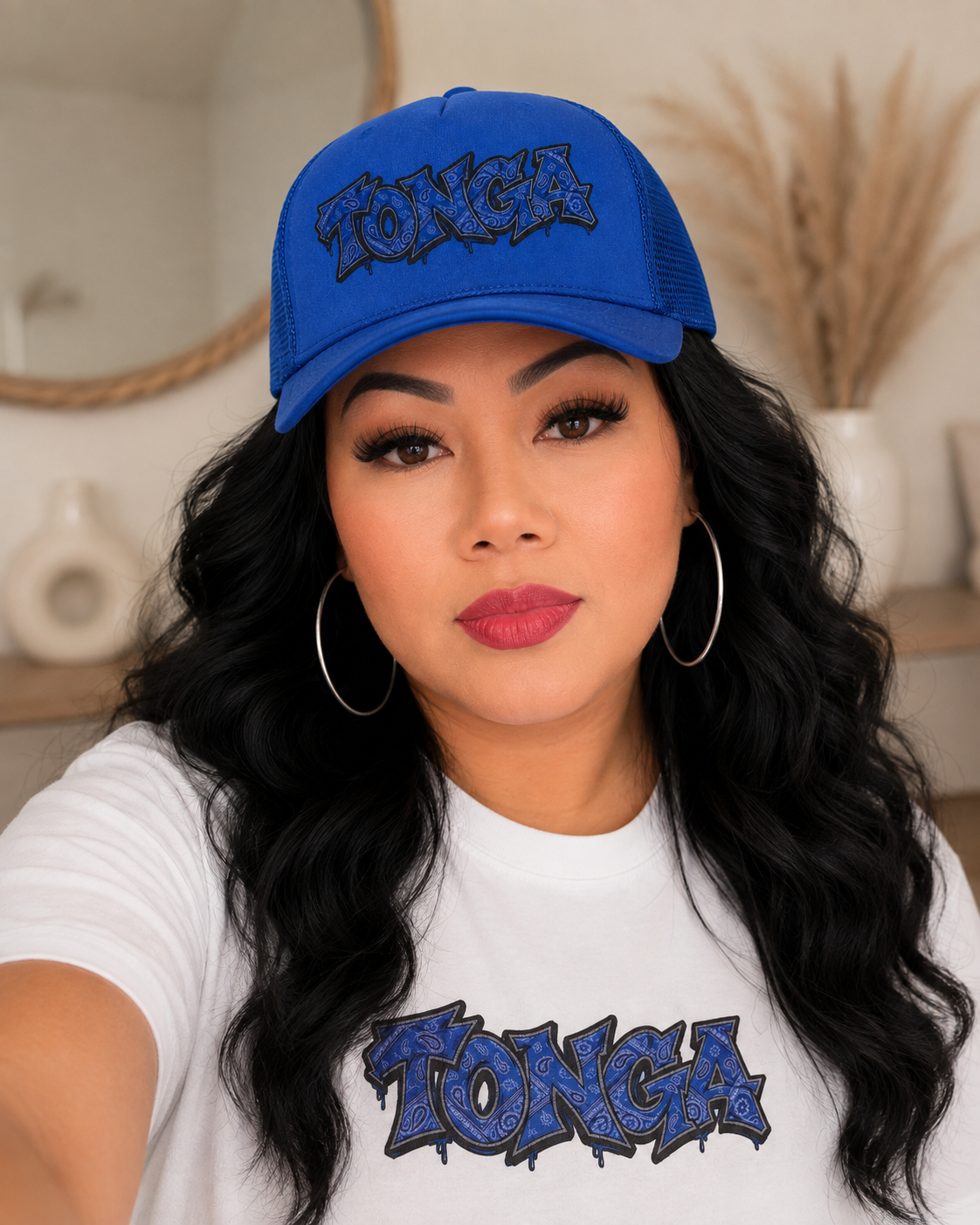 TONGA Graffiti Tucker Hat - Blue