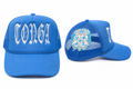 TONGA Embroidered Trucker Hat - Baby Blue