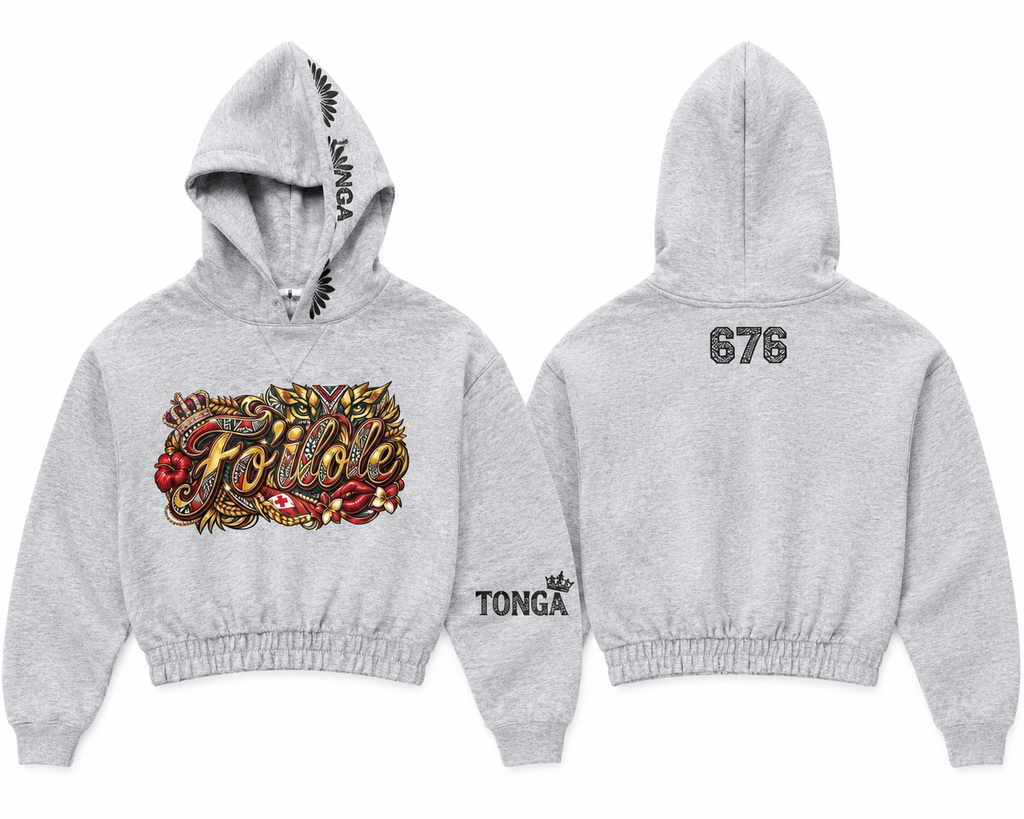 Fo'ilole 676 Cropped Hoodie