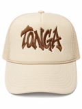 TONGA Embroidered Trucker Hat - Cream