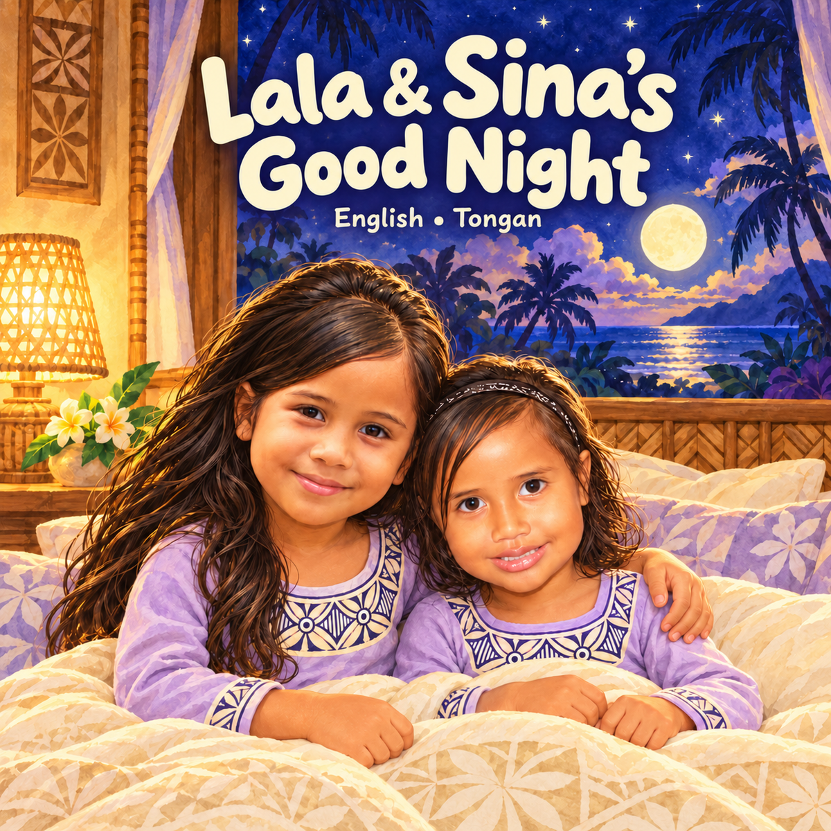 Lala & Sina’s Good Night — English–Tongan Digital Storybook