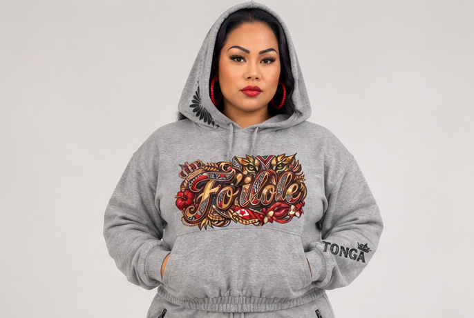 Fo'ilole 676 Cropped Hoodie