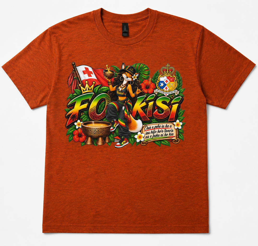 FOKISI Tongan Heritage Graphic T-Shirt