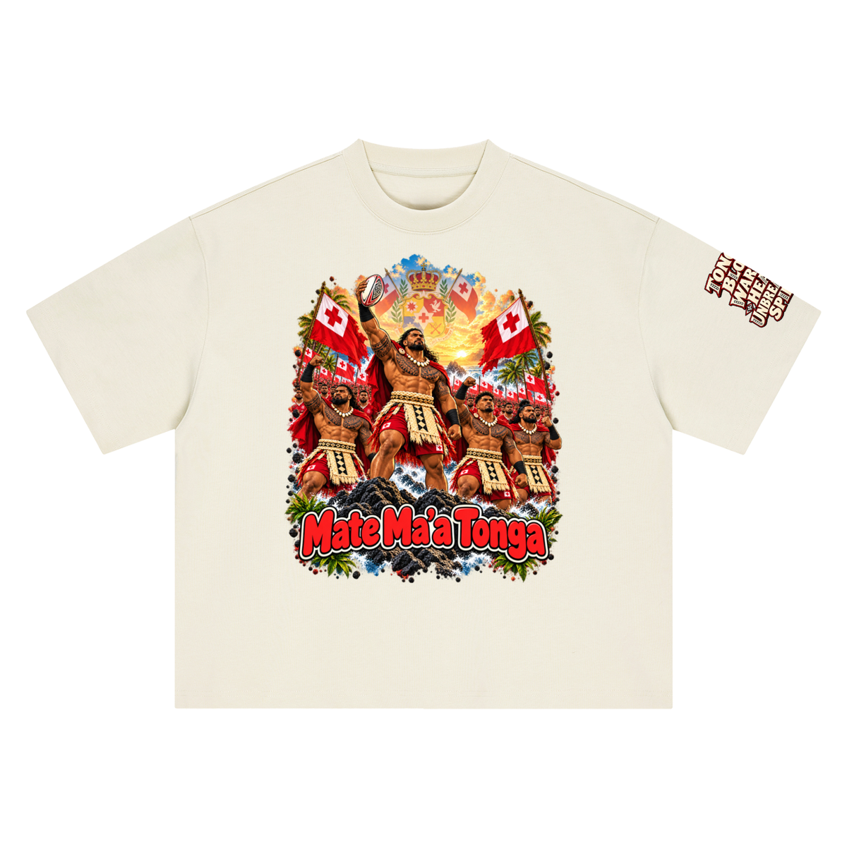 Mate Ma’a Tonga Rugby Warriors T-Shirt
