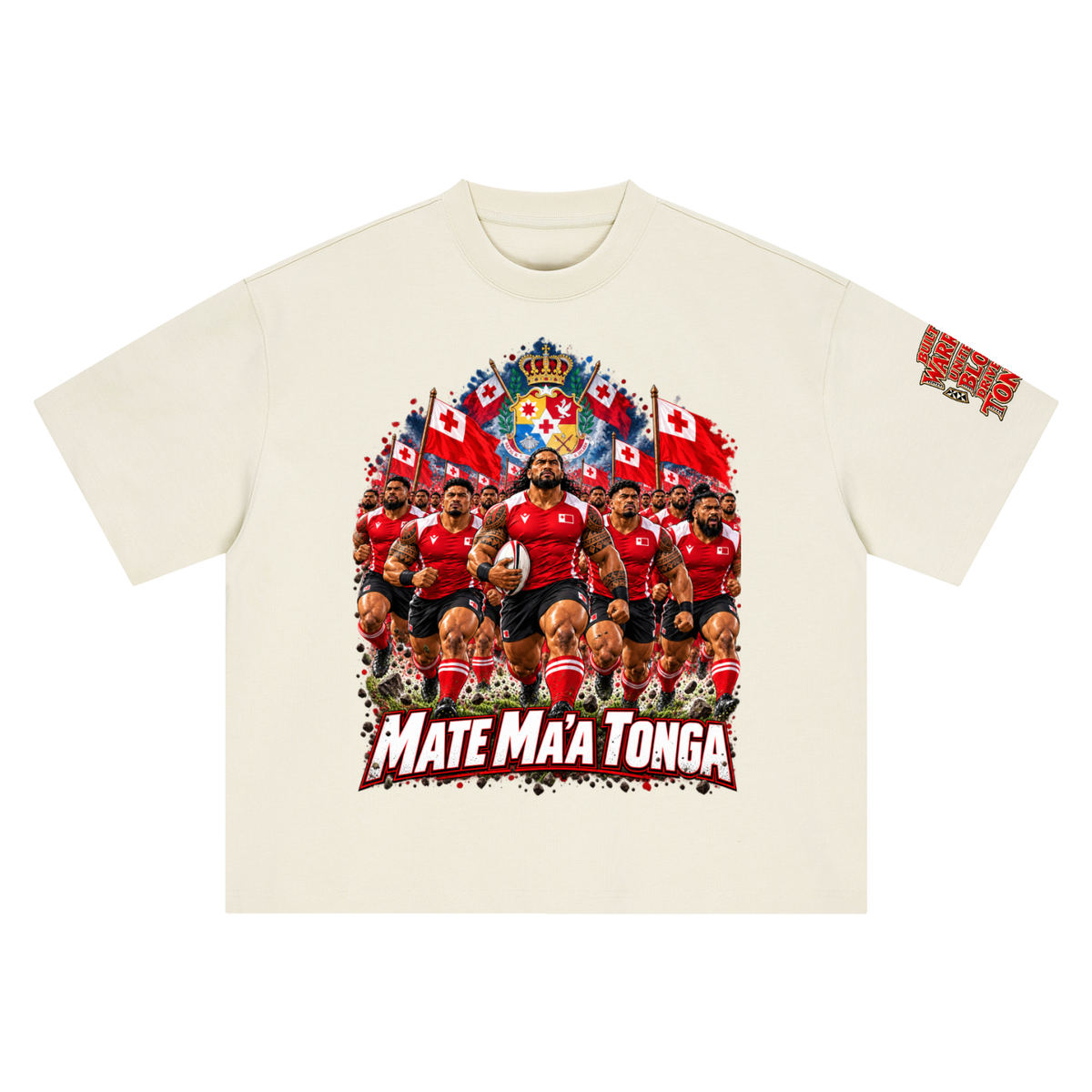 Mate Ma’a Tonga Rugby Warriors T-Shirt