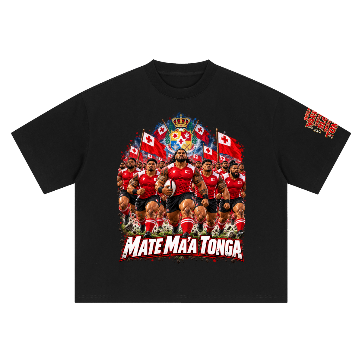 Mate Ma’a Tonga Rugby Warriors T-Shirt